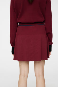 Women | Emma Knitted Skirt | Cabernet