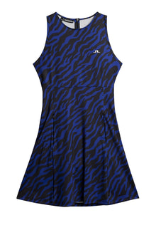 Cora Print Dress in Tour Tiger Clematis M by J.Lindeberg