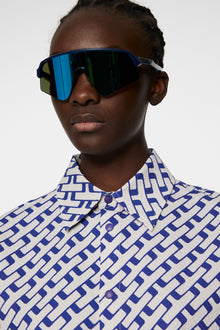 Women | Linda Printed Shirt | Tour Geo Moonbeam M