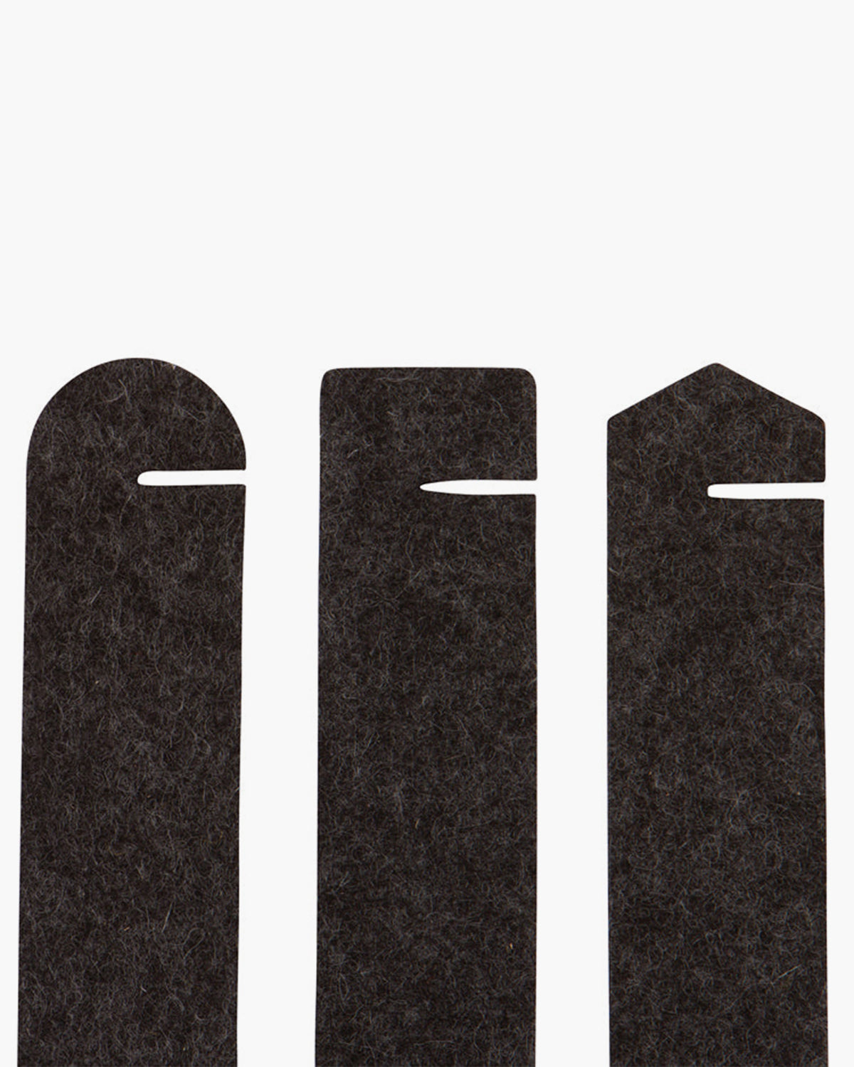 6 Pack | Maki Merino Wool Napkin Rings | Charcoal