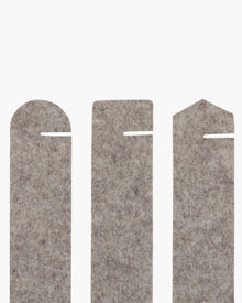 6 Pack | Maki Merino Wool Napkin Rings | Granite