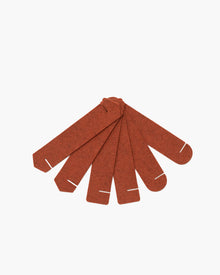 6 Pack | Maki Merino Wool Napkin Rings | Mahogany