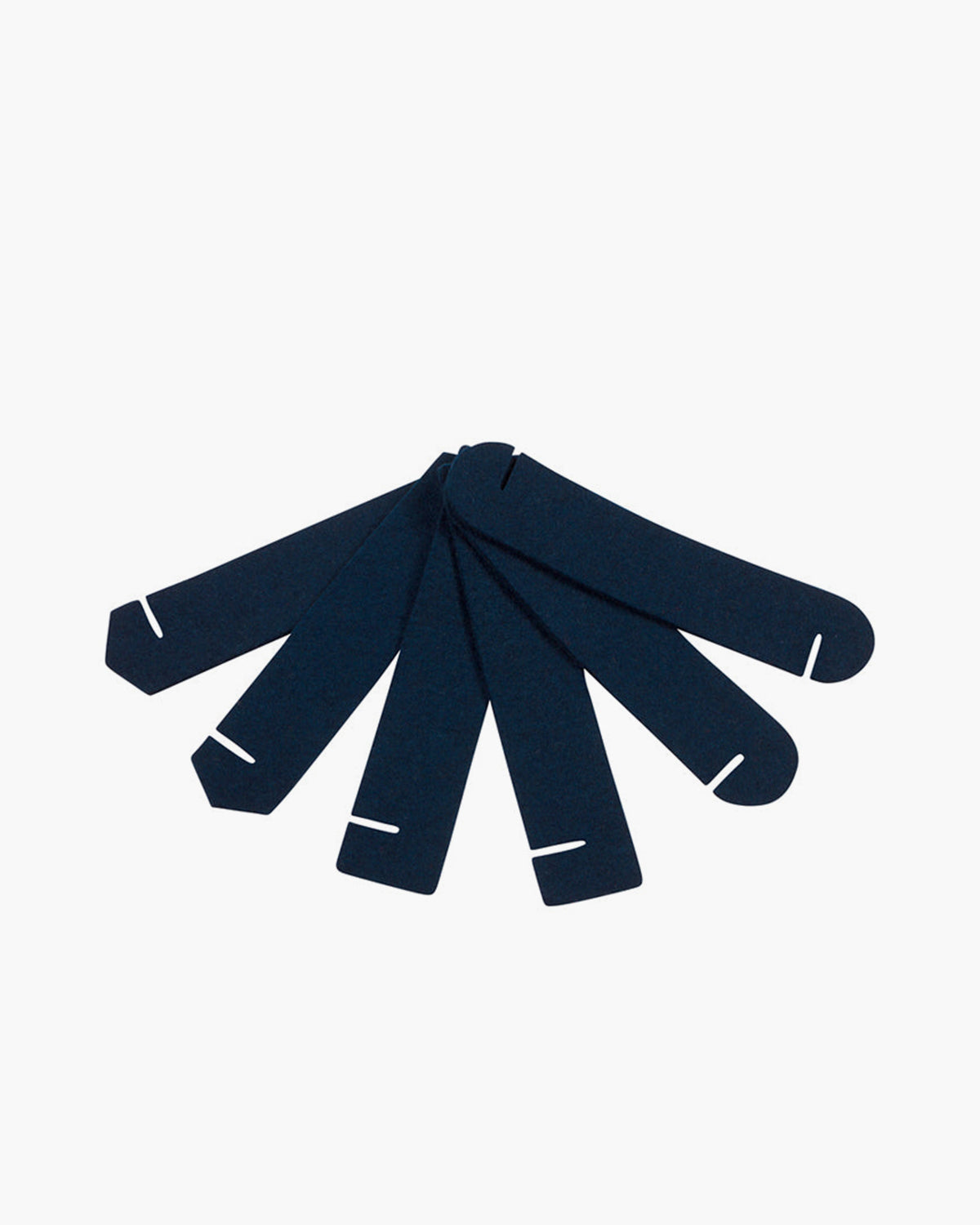 6 Pack | Maki Merino Wool Napkin Rings | Marine