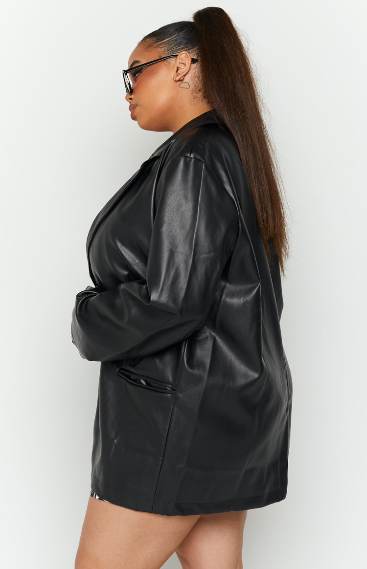 Galantis PU Blazer | Black