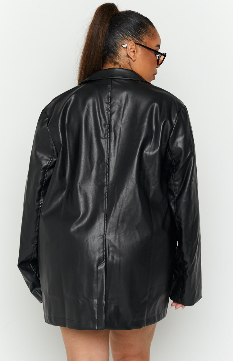 Galantis PU Blazer | Black