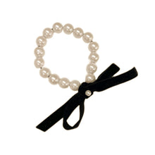 Girl | Coco Pearl Hair Scunchie | White & Gold