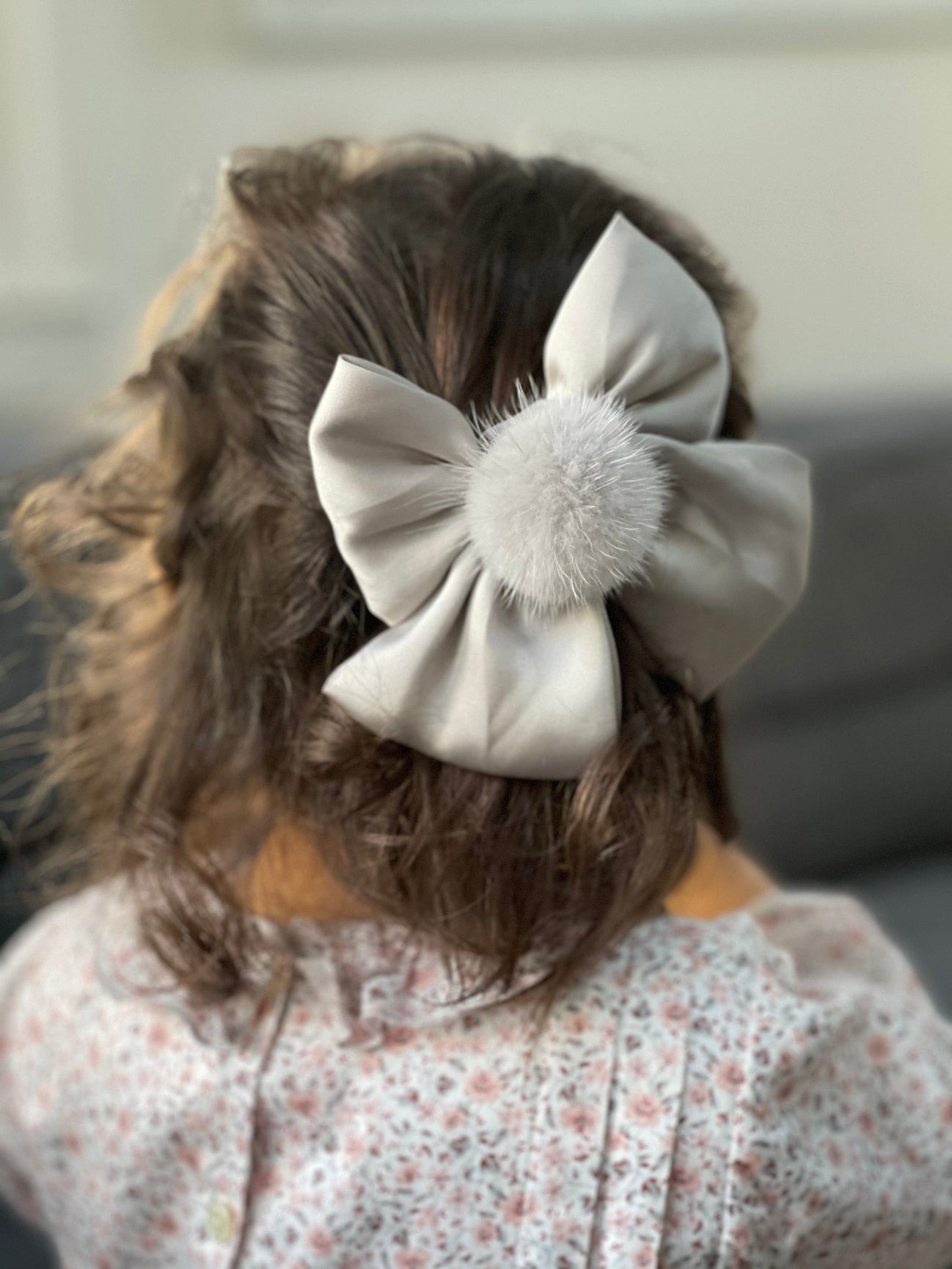 Girl | Lana Hair Bow | Silver