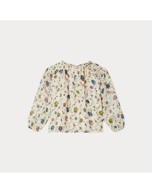 Girls | Brenda Blouse Flowers | 10Y-14Y | Ecru