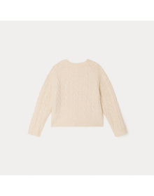 Girls | Brett Sweater | 10Y-12Y | Milk White