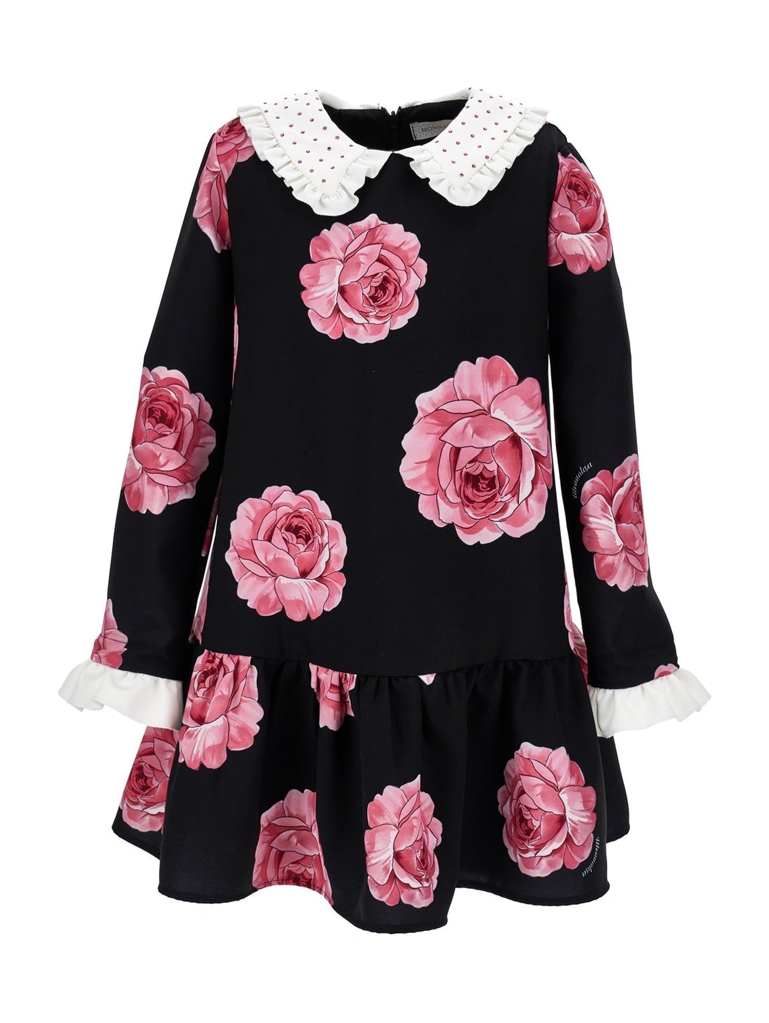 Girls | Cady Dress With Collar | Black