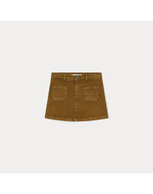 Girls | Denim Miniskirt | 6Y | Light Khaki