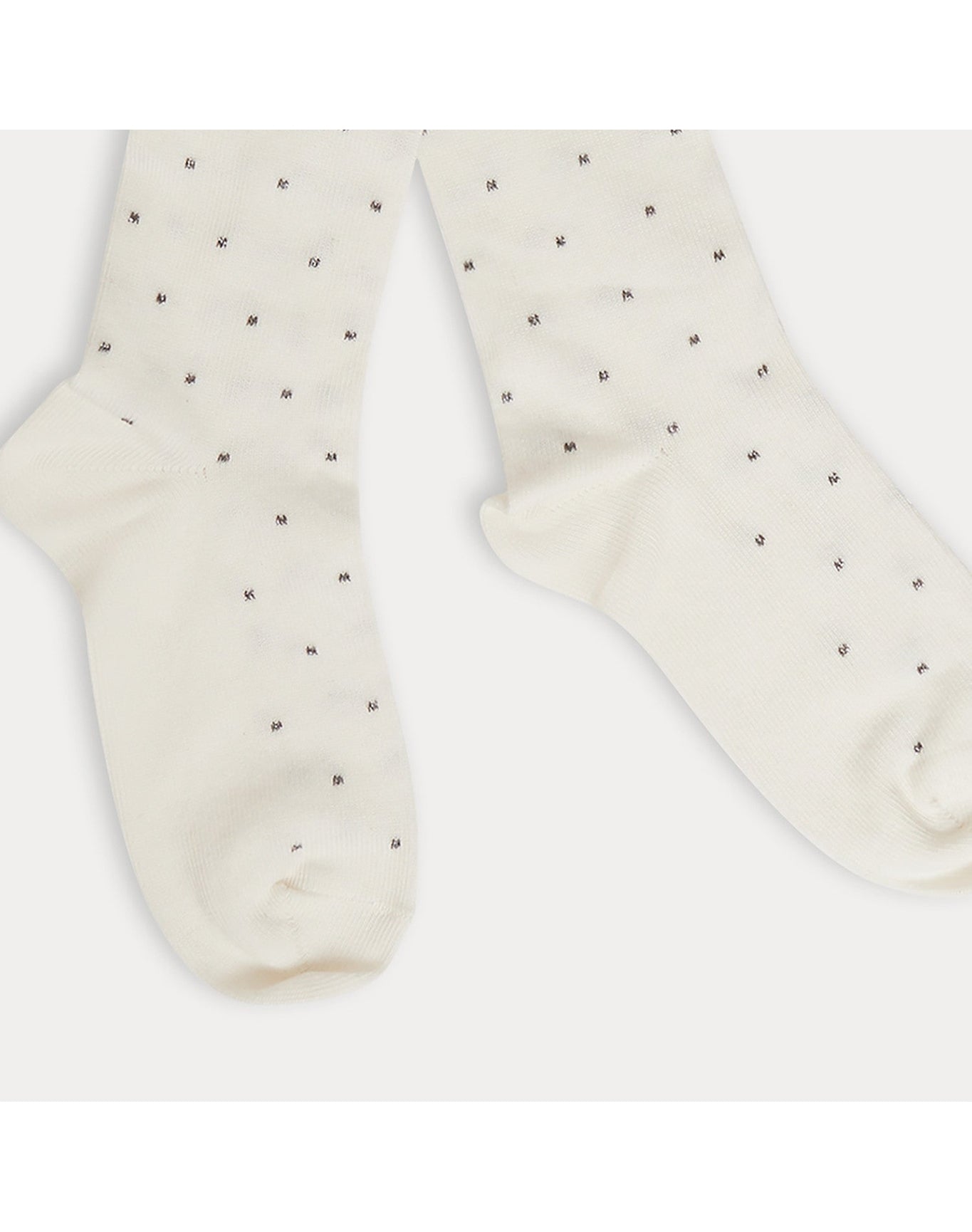 Girls | Dotty Tights | 28 | Milk White