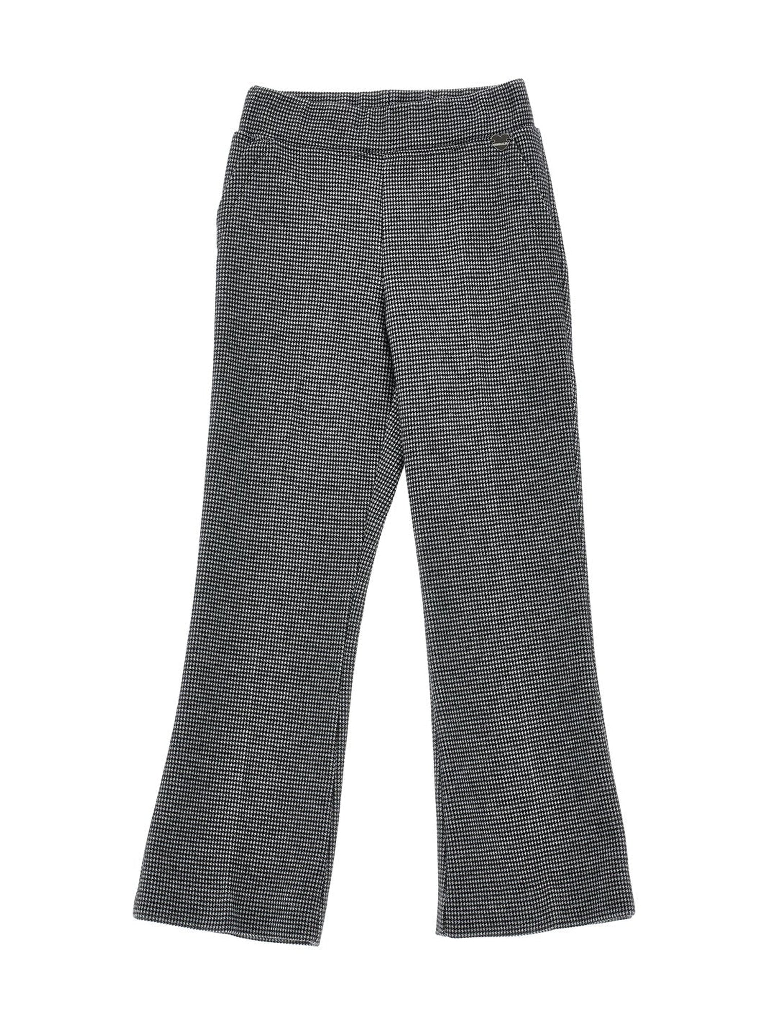 Girls | Houndstooth Trousers | Cream/Black