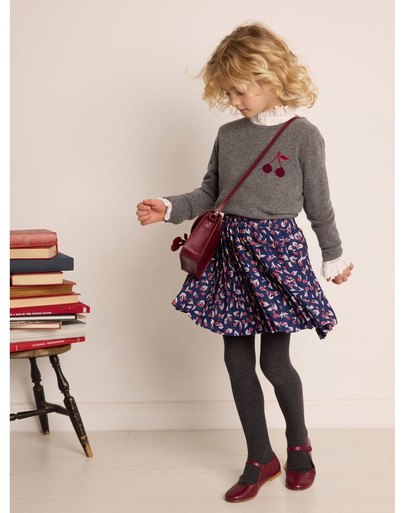 Girls | Jais Skirt | 4Y-8Y | Navy