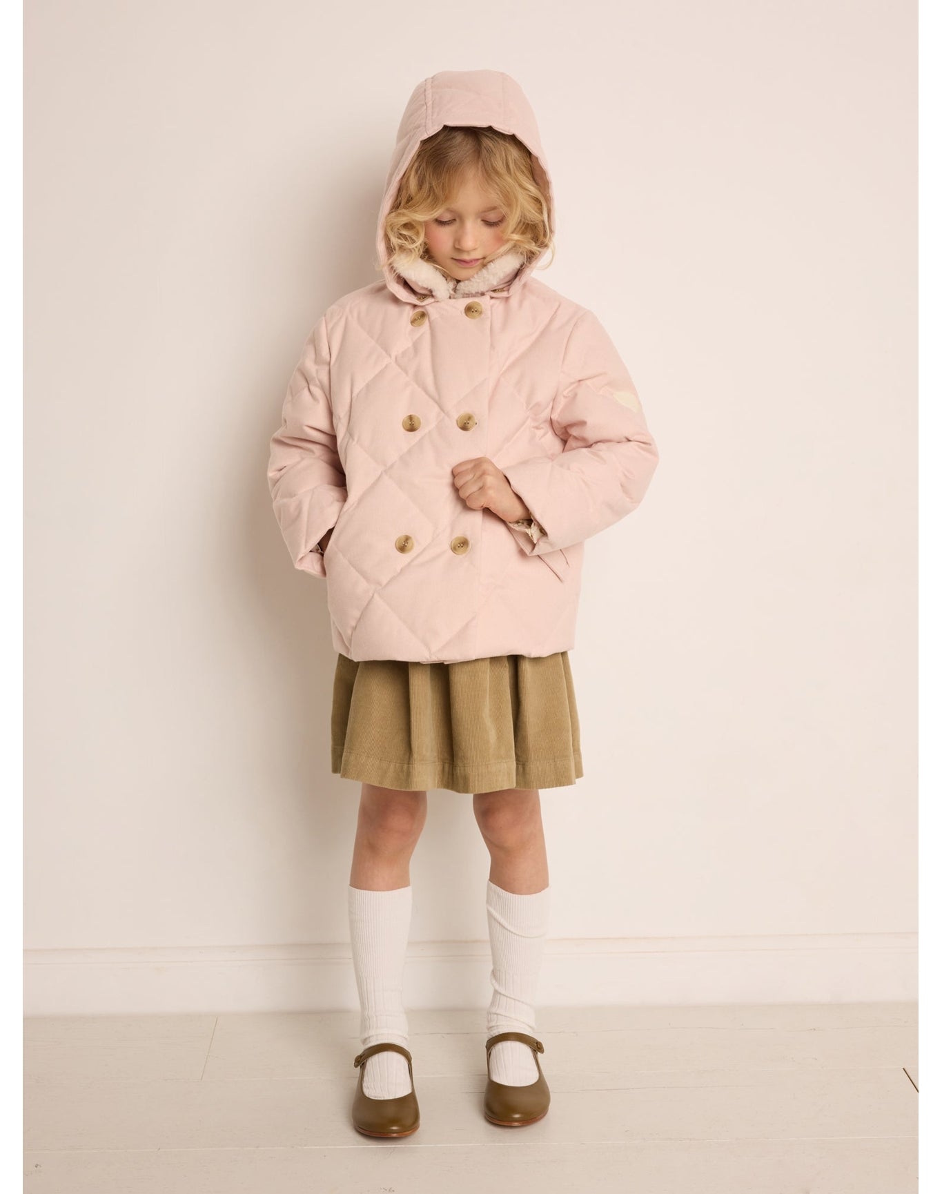 Girls | Modesty Down Jacket | Light Pink