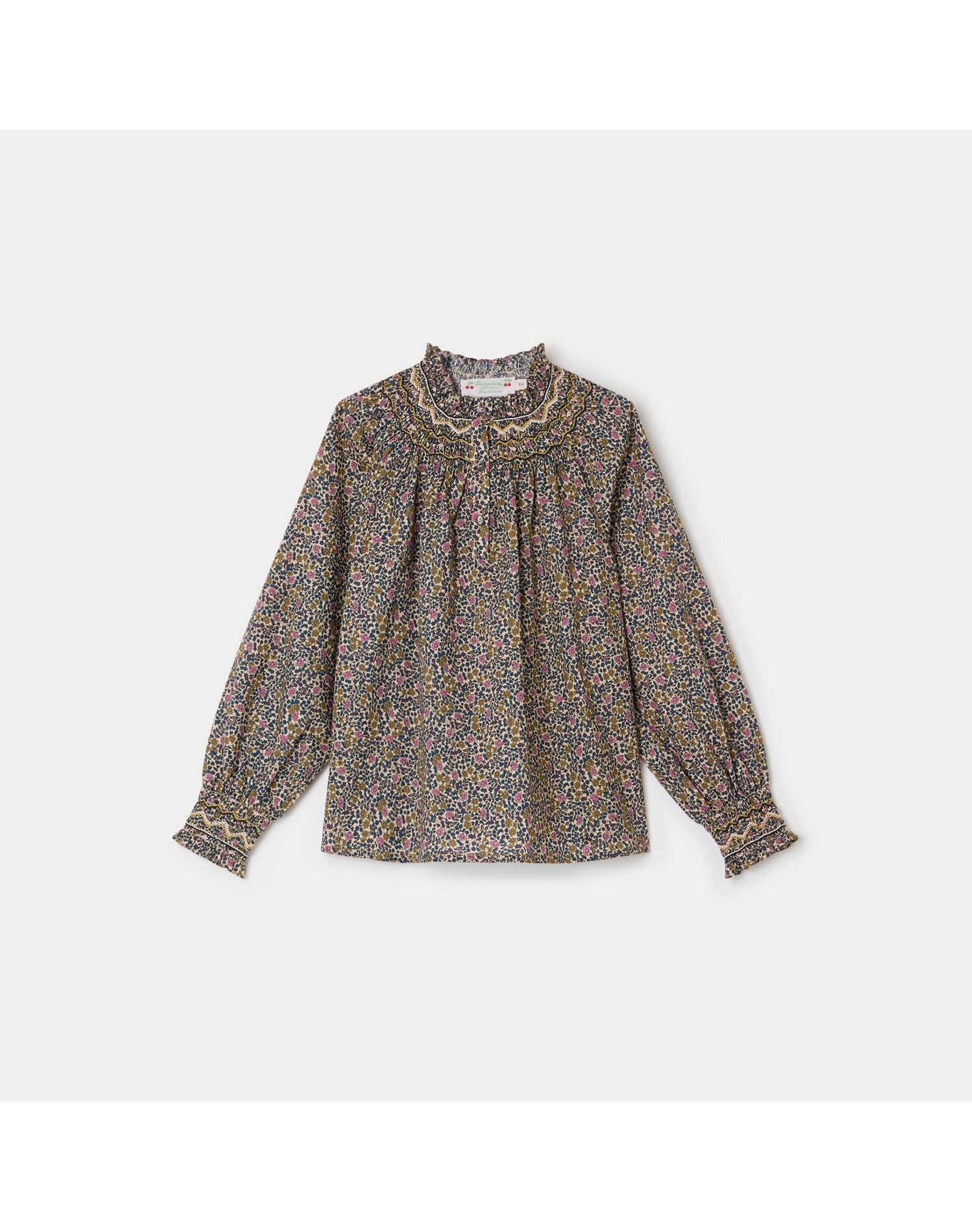 Girls | Petale Smocked Blouse | 10Y-12Y | Ink