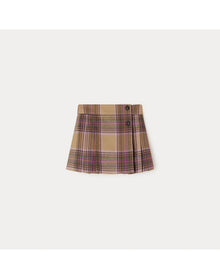 Girls | Talissa Skirt Tartan | Hazelnut