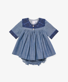 Girls | Grace Baby Dress | Blue