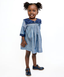 Girls | Grace Baby Dress | Blue