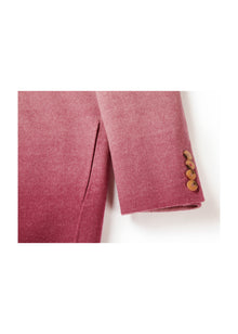 Gradient Cashmere Overcoat | Pink