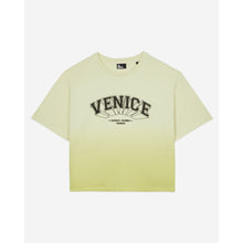 Gradient T-Shirt With Venice Serigraphy | Women | Bright Yellow