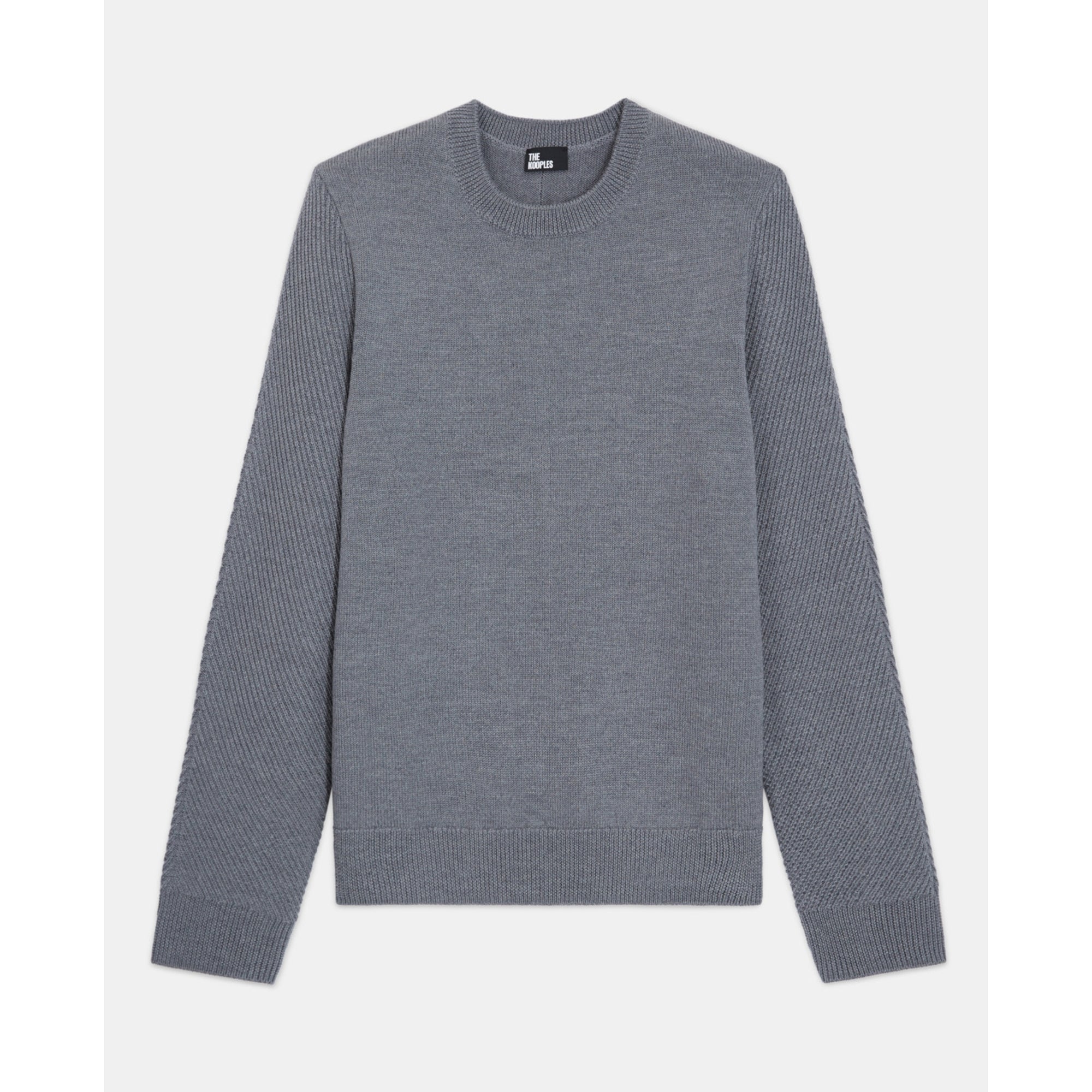 Gray Wool Sweater | Men | Middle Grey