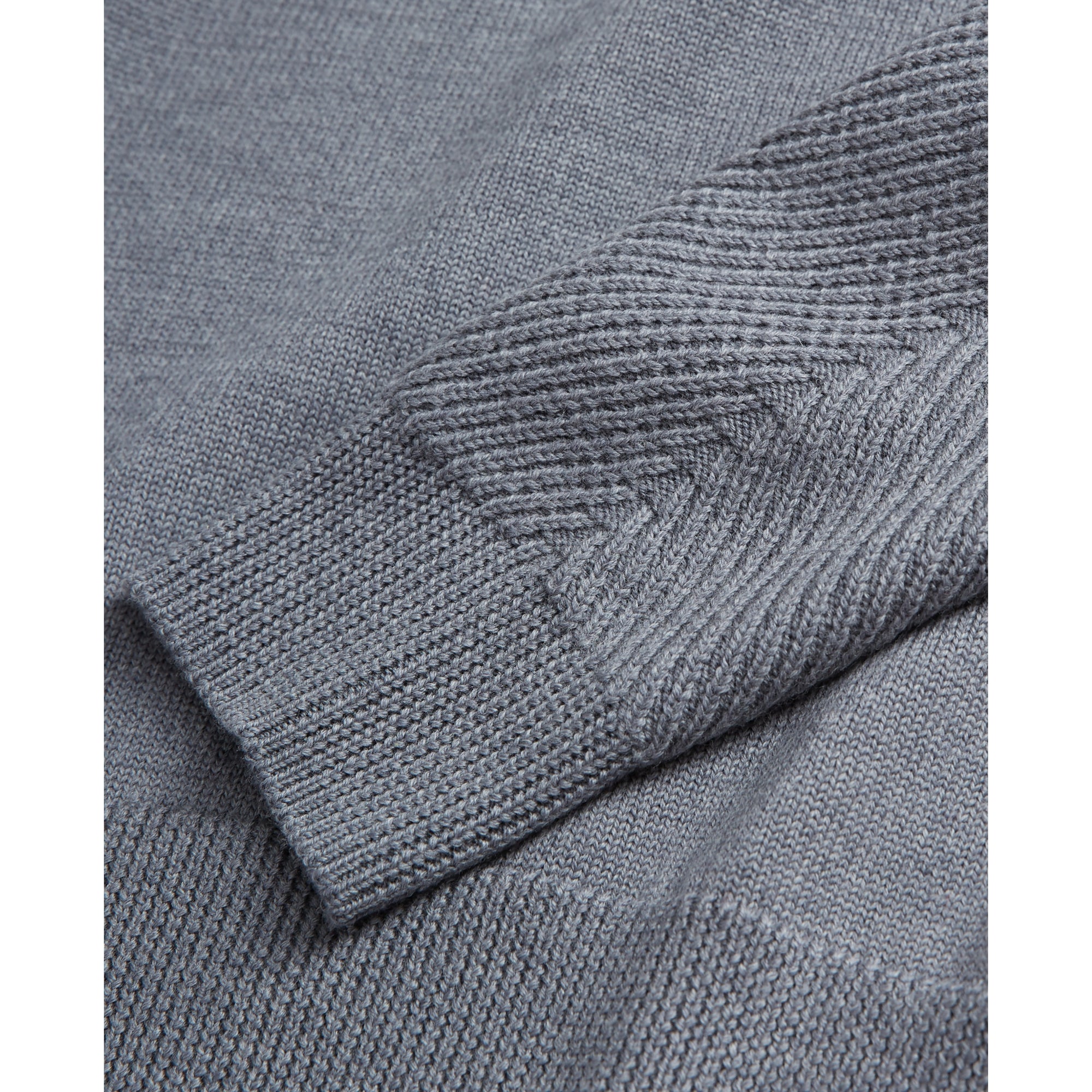 Gray Wool Sweater | Men | Middle Grey