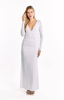 Grayson Long Sleeve Maxi Dress | White
