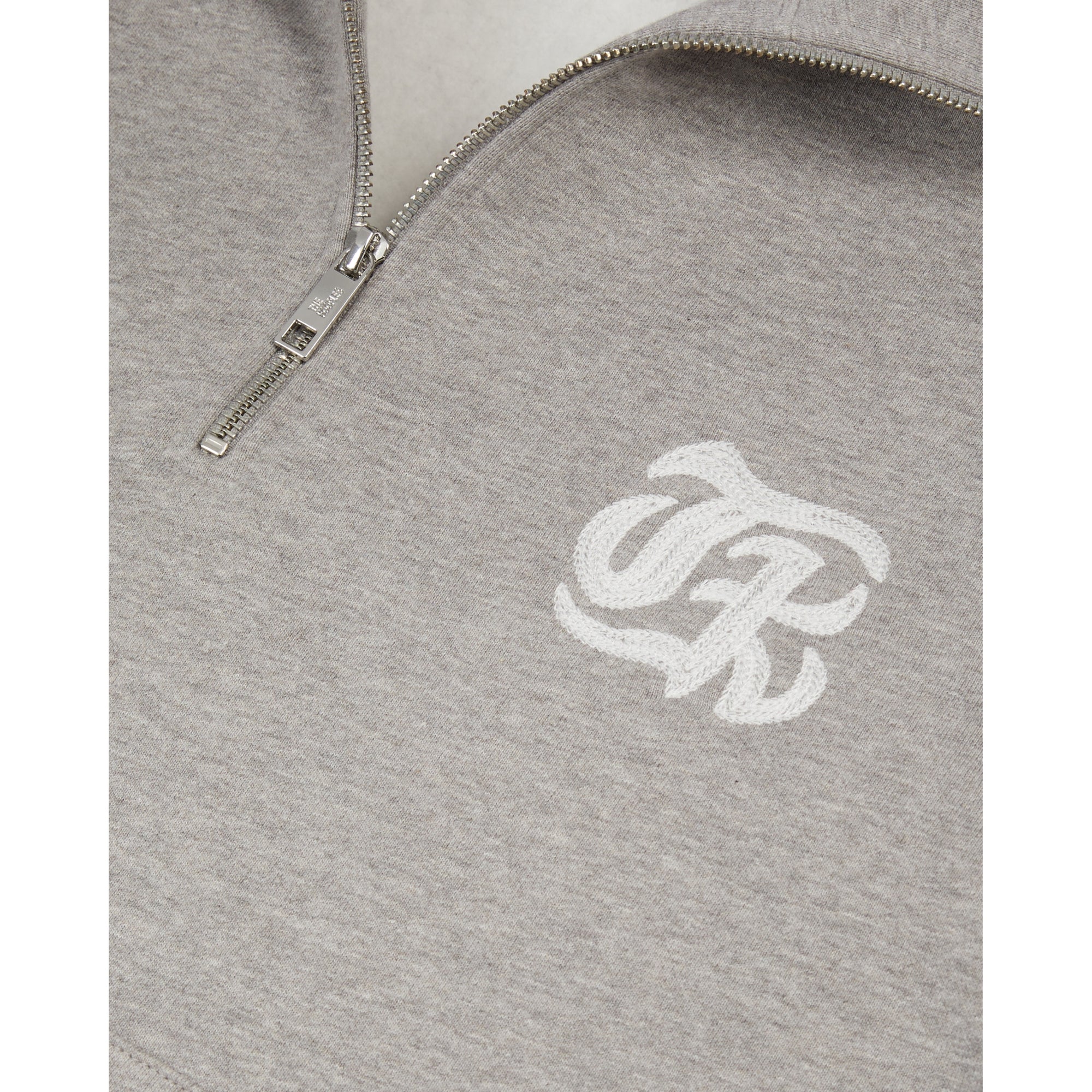 Grey Sweatshirt With Blazon Serigraphy | Men | Ardoise