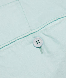 Griffon Linen Tailored Fit Washed Linen Trousers | Clear Sky