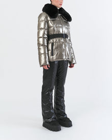 Women | Odin Ski Jacket | Metallic Silver