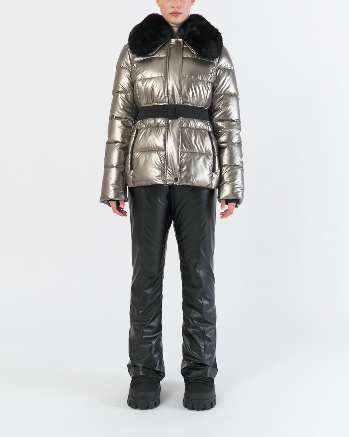Women | Odin Ski Jacket | Metallic Silver