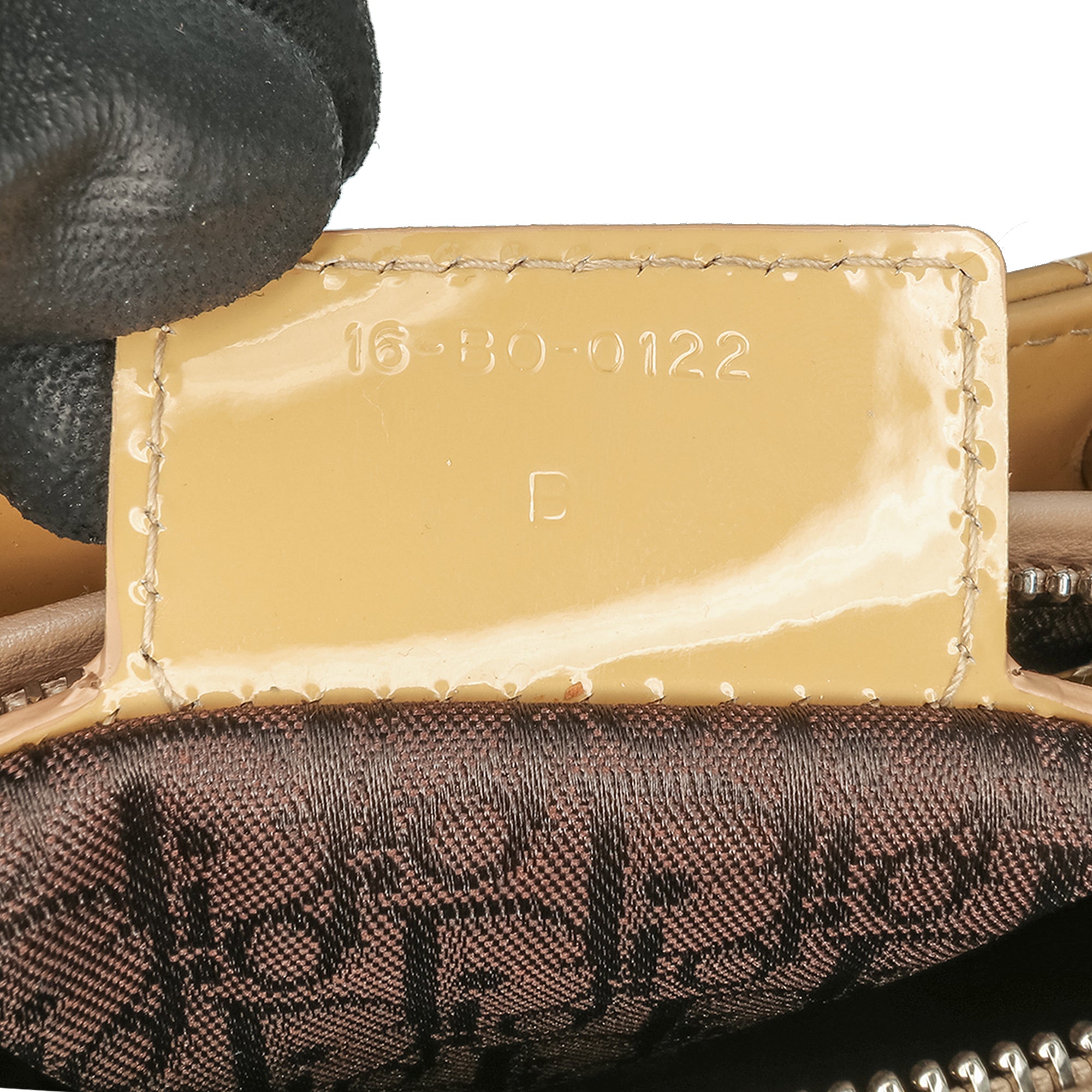 Dior | Pre-Owned Large Patent Cannage Lady | Yellow