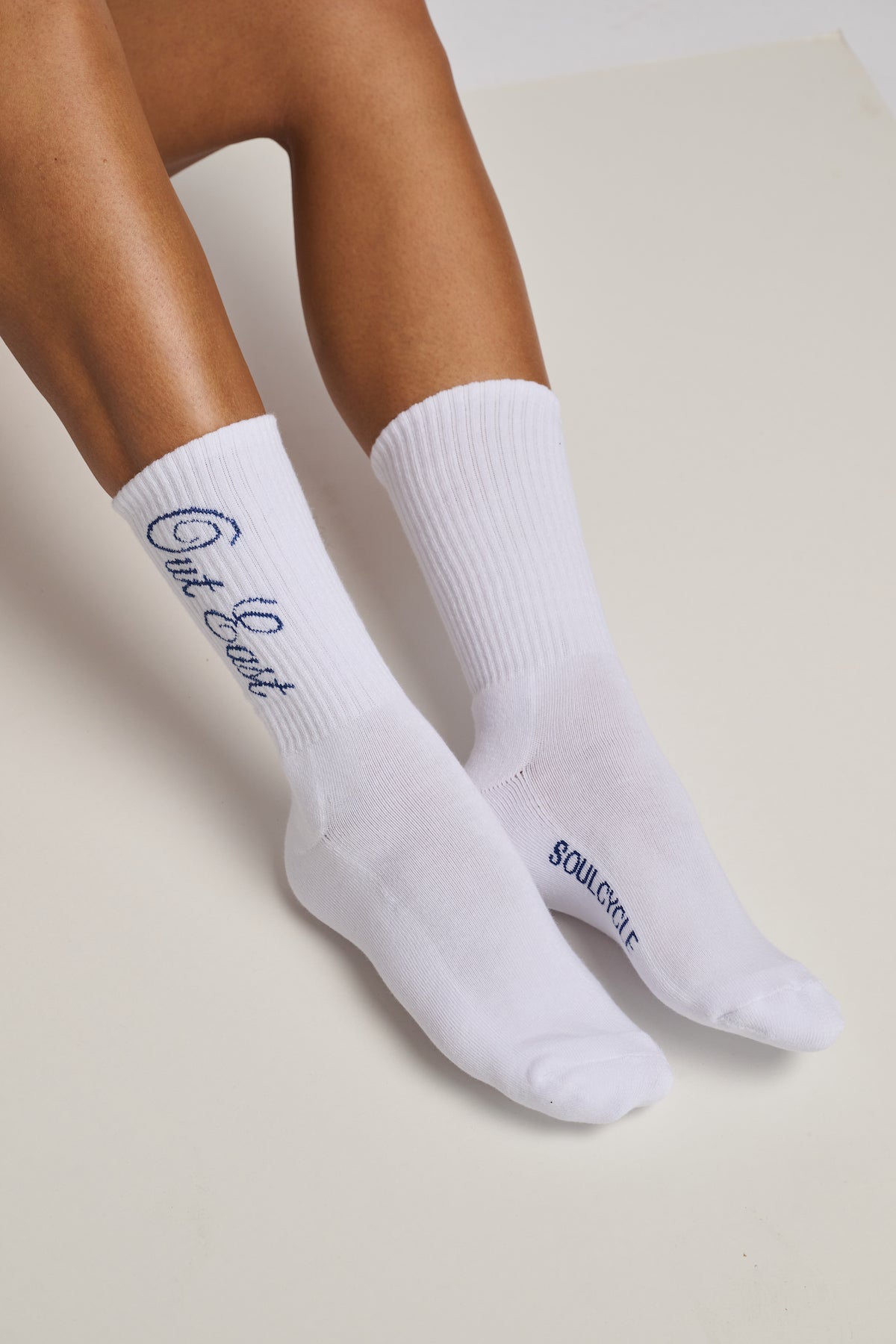 Soul by SoulCycle | Out East Calf Sock | White