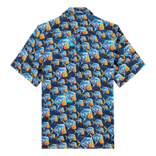 Men | Piranhas Linen Shirt | Navy