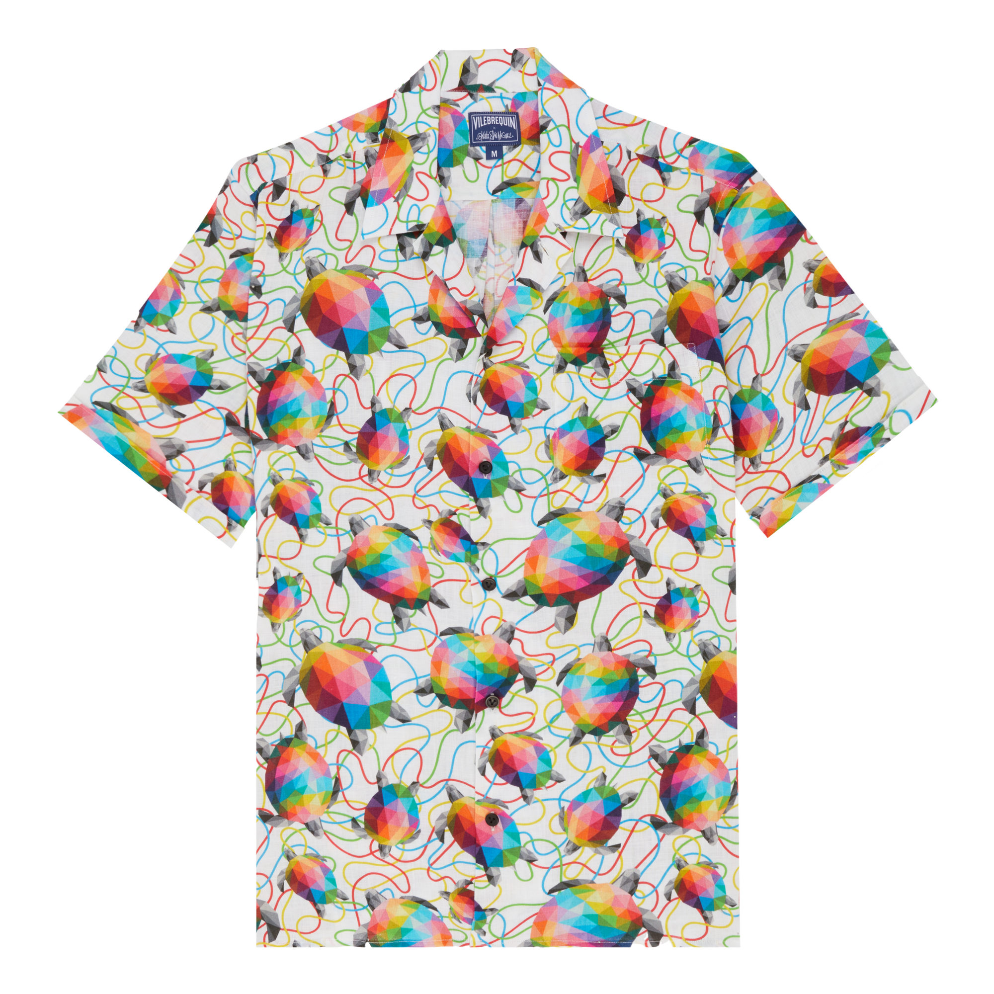Men | Tortugas Linen Shirt | Multicolor