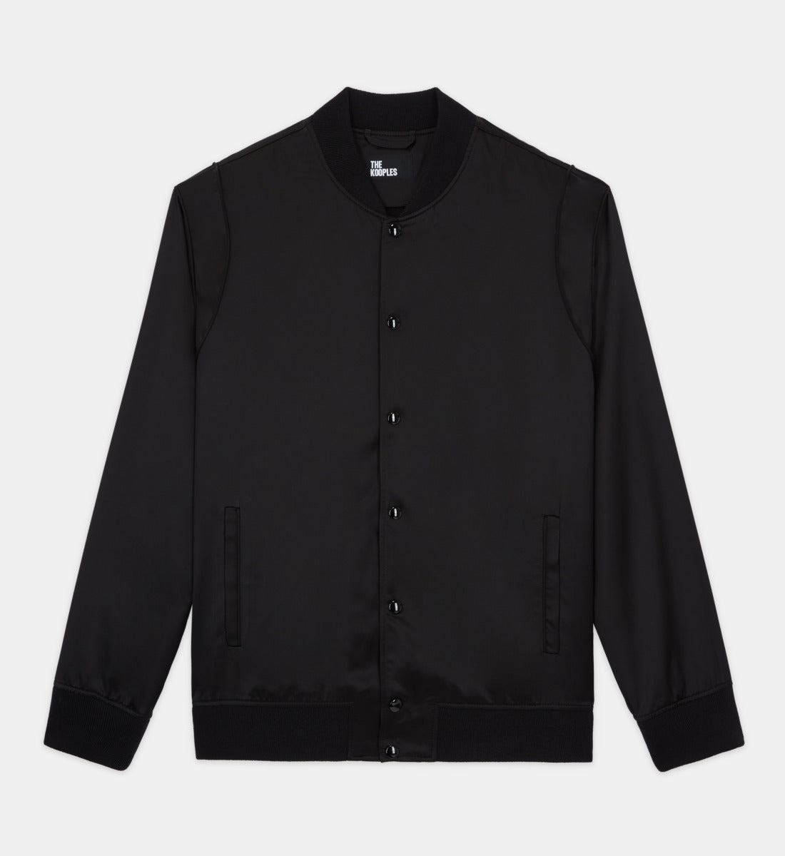 Satin Effect Jacket | Men | Black