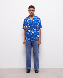 Printed Shirt | Men | Blue