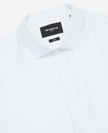 Chic Shirt In Cotton W/Cutaway Collar | Men | White