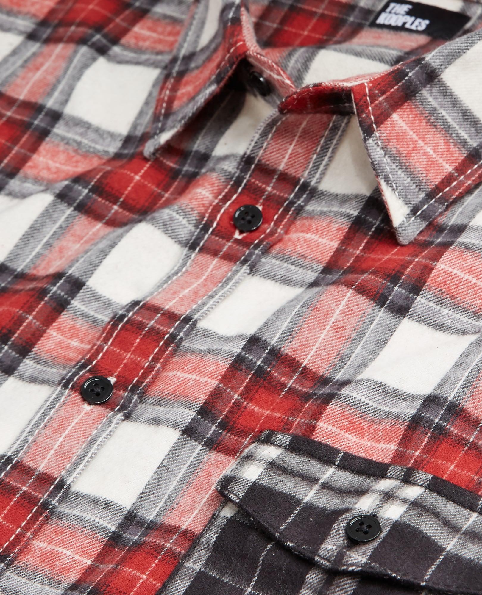 Overshirt With Classic Collar And Check Motif | Men | Multicolorlor