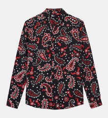 Printed Shirt | Men | Black x Red