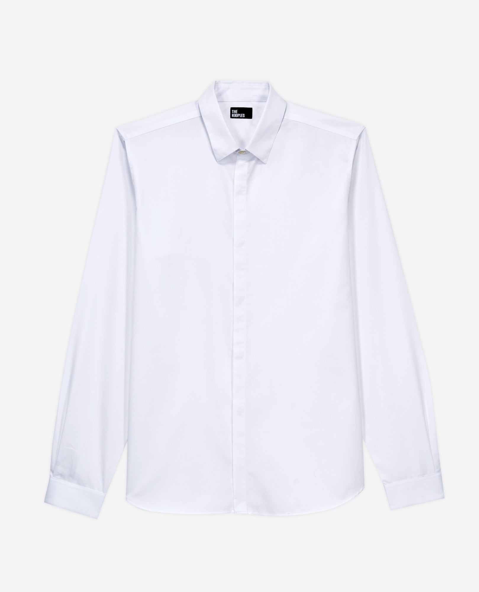 Cotton Shirt With Classic Collar | Men | White