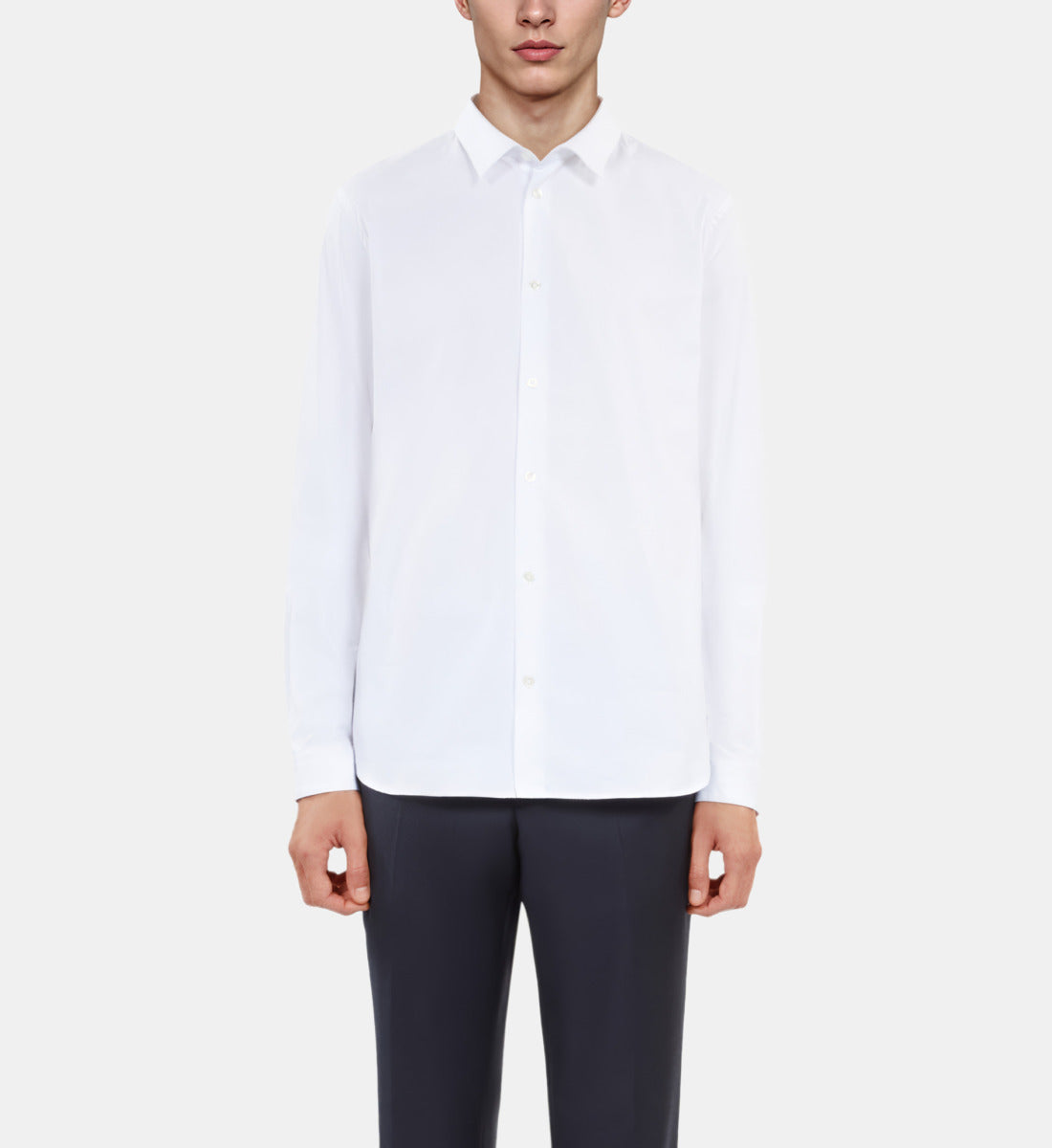 Formal Poplin Shirt | Men | White