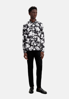 Printed Shirt | Men | Black x White