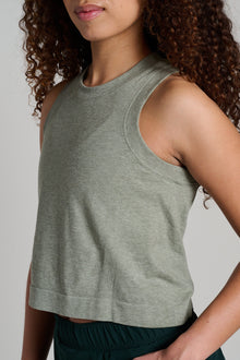 LNDR | Here Today Crop Tank | Sage