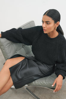 Lark Knit Sweater | Black