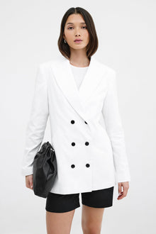 Linden Blazer | White