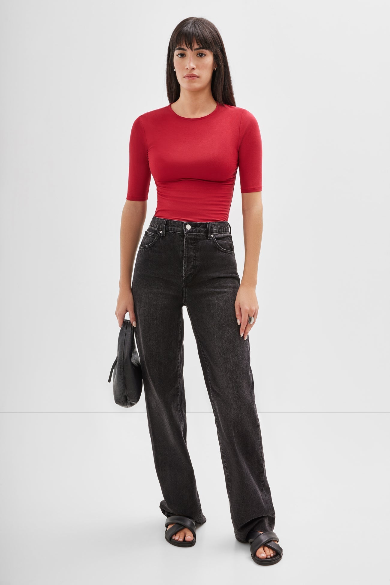 Sheer Frankie Top | Red