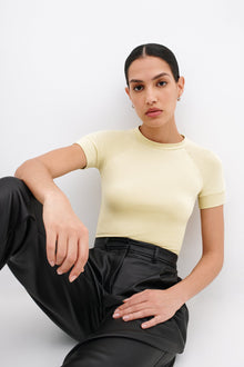 Harling Tee | Pale Yellow