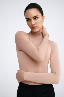 Annie Sheer Bodysuit | Light Beige